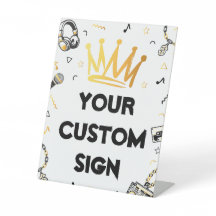 Benutzerdefiniert notorisches Ein-Party-Zeichen, d