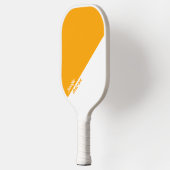 Benutzerdefiniert Orange und Weiß Pickleball Schläger (Links)