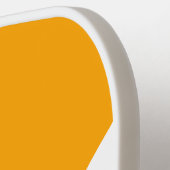 Benutzerdefiniert Orange und Weiß Pickleball Schläger (Linke Seite)