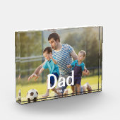 Benutzerdefiniert Papa gegründet Fotoblock (Links)