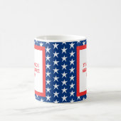 Benutzerdefiniert Patriotisch Kaffeetasse (Mittel)