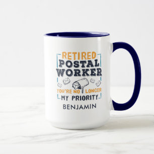 Benutzerdefiniert Pensionierter Postmitarbeiter Br Tasse