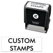Benutzerdefiniert Personalisiert 2.15 x 0.78" Selb Permastempel (Beispiel)