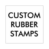 Benutzerdefiniert Personalisiert 2,5" x 2,5" Holzk Gummistempel (Prägung)