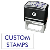 Benutzerdefiniert Personalisiert 2,9" x 1,4" Brief Permastempel (Beispiel)