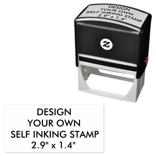 Benutzerdefiniert Personalisiert 2,9" x 1,4" Brief Permastempel (Beispiel)