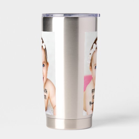 Benutzerdefiniert personalisiert (2 Seiten) Thermobecher (Links)