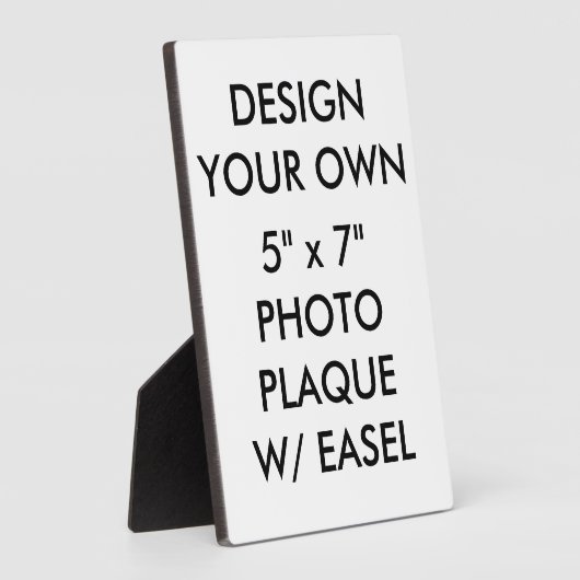 Benutzerdefiniert Personalisiert 5" x 7" Foto Plaq Fotoplatte (Seite)