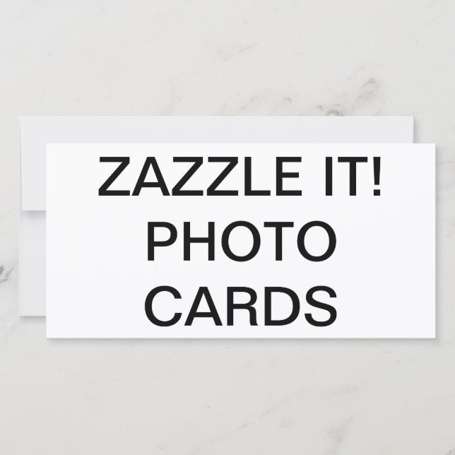 Benutzerdefiniert Personalisiert 8" x 4" Bildkarte (Vorderseite)