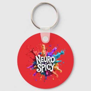 Benutzerdefiniert / Personalisiert NEUROSPICY Neur Schlüsselanhänger