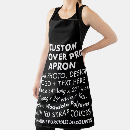 Benutzerdefiniert Personalisiert, über die Schürze (InSitu)