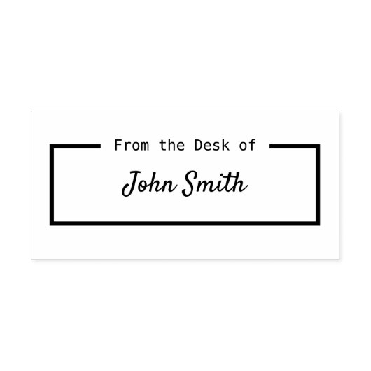 Benutzerdefiniert Personalisiert Vom Schreibtisch Permastempel (Design)