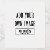 Benutzerdefiniert Personalisiert Weinetikett (Einzelnes Label)