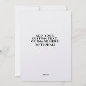 Benutzerdefiniert Personalisierte Valentinstag-Kar Feiertagskarte (Rückseite)