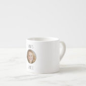 "Benutzerdefiniert | Personalisiertes Foto Espressotasse (Vorderseite Rechts)