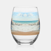 Benutzerdefiniert Personalisiertes Geschenk für Ih Weinglas Ohne Stiel (Rechts)