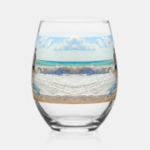 Benutzerdefiniert Personalisiertes Geschenk für Ih Weinglas Ohne Stiel (Links)