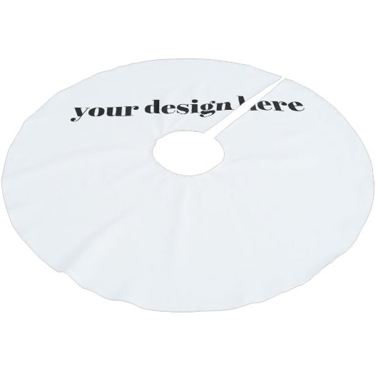 Benutzerdefiniert Polyester Weihnachtsbaumdecke (Schrägansicht)