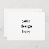 Benutzerdefiniert Postkarte (Vorne/Hinten)