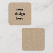 Benutzerdefiniert Quadratische Visitenkarte (Vorne/Hinten)