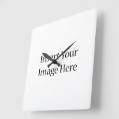 Benutzerdefiniert Quadratische Wanduhr (Winkel)