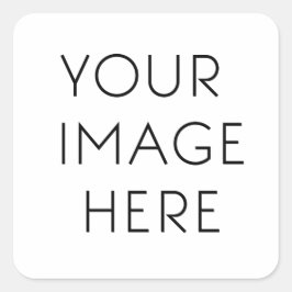 Benutzerdefiniert Quadratischer Aufkleber