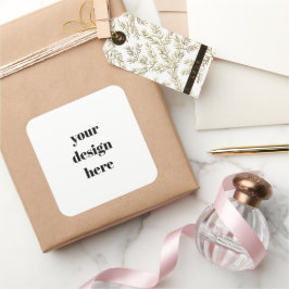 Benutzerdefiniert Quadratischer Aufkleber