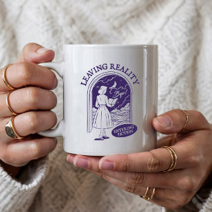 Benutzerdefiniert Realität verlassen, Fiktion betr Kaffeetasse