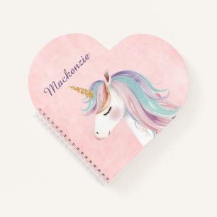 Benutzerdefiniert rosa Einhorn Notizblock