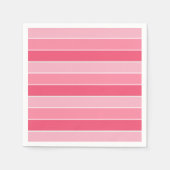 Benutzerdefiniert rosa, weiß gestrichelte Blankovo Serviette (Vorderseite)