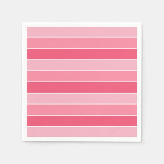 Benutzerdefiniert rosa, weiß gestrichelte Blankovo Serviette (Vorderseite)