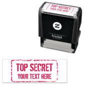 Benutzerdefiniert rote Tinte TOP SECRET vertraulic Permastempel (Beispiel)