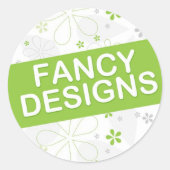 Benutzerdefiniert Runder Aufkleber (Vorderseite)