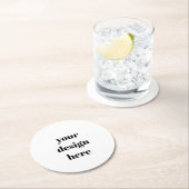 Benutzerdefiniert Runder Pappuntersetzer (Vor Ort)