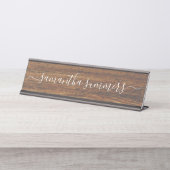 Benutzerdefiniert Schreibtischnamensplakette (Vorderseite )