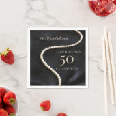 Benutzerdefiniert Schwarz 50 und Fantastisch Serviette (Beispiel)