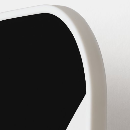 Benutzerdefiniert Schwarz und Weiß Pickleball Schläger (Linke Seite)