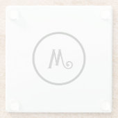 Benutzerdefiniert Schwarzweiß-Erstausgaben Glasuntersetzer (Rückseite)