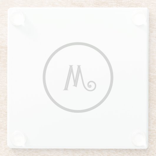 Benutzerdefiniert Schwarzweiß-Erstausgaben Glasuntersetzer (Rückseite)