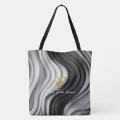 Benutzerdefiniert: Serene Wirbel Benutzerdefiniert Tasche (Rückseite)