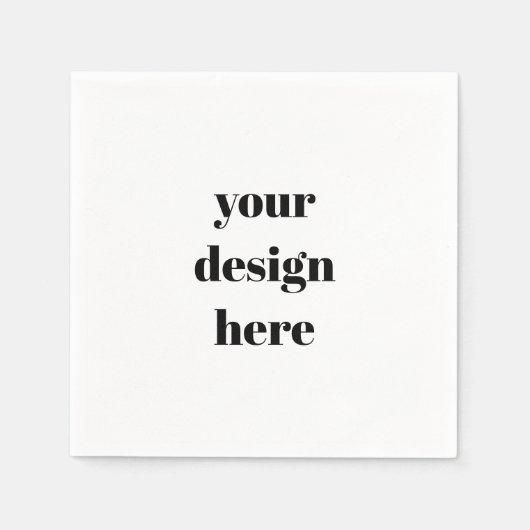 Benutzerdefiniert Serviette (Vorderseite)