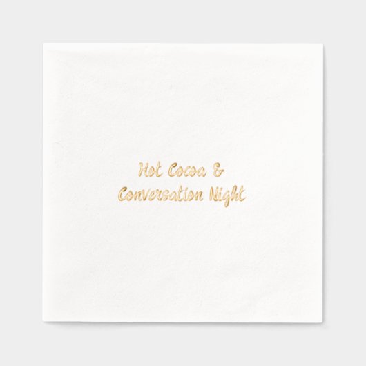 Benutzerdefiniert Servietten Mit Folie (Vorderseite)