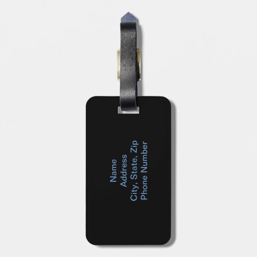 Benutzerdefiniert Siehe Hörgeräusch ohne böse Skul Gepäckanhänger (Rückseite vertikal)