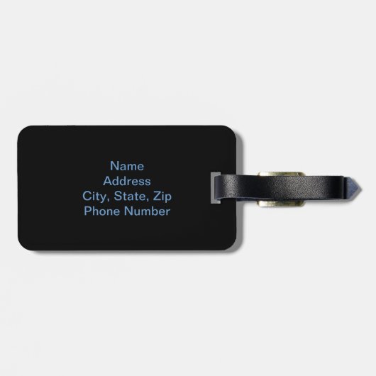 Benutzerdefiniert Siehe Hörgeräusch ohne böse Skul Gepäckanhänger (Rückseite horizontal)