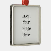 Benutzerdefiniert Silbernes Ornament (Rechts)