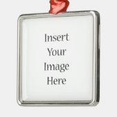 Benutzerdefiniert Silbernes Ornament (Links)