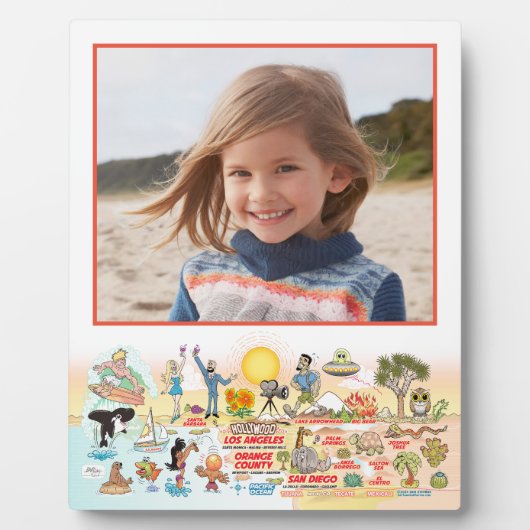 Benutzerdefiniert SoCal 8x10 Fotoplatte (Vorderseite)