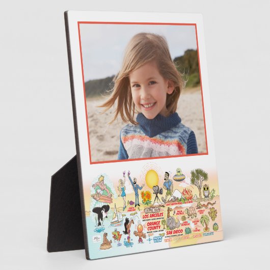 Benutzerdefiniert SoCal 8x10 Fotoplatte (Seite)