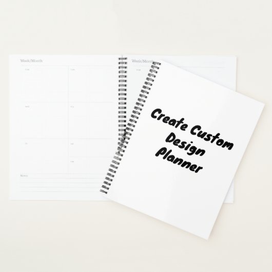 Benutzerdefiniert Soft Cover erstellen, Black Spir Planer (Anzeige)