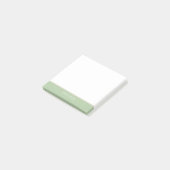 benutzerdefiniert solide Salbei grün natürlich bra Post-it Klebezettel (angewinkelt)
